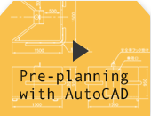 Pre-planning with AutoCAD